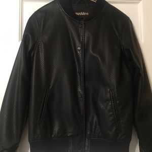Steve Madden Pleather Bomber Jacket